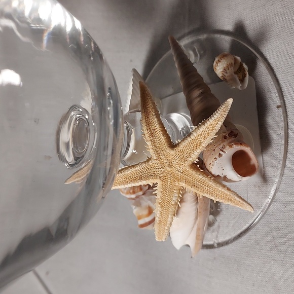 Handmade Shell Art Dessert Glasses Pudding Cups Set of 4 Unique Design - Picture 4 of 8